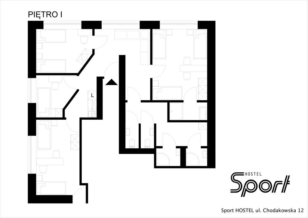 Sport Hostel Chodakowska Warszawa Екстер'єр фото